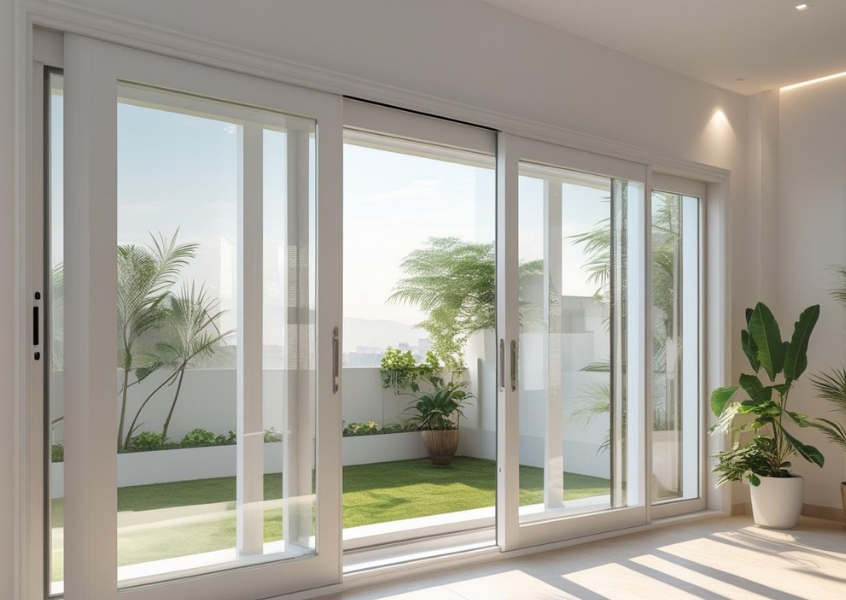Premium UPVC Sliding Window System by Sri Krishna Industries, Nirmal